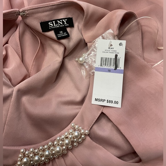 SLNY Rose Pink Cocktail/Special Event Dress - Picture 7 of 8